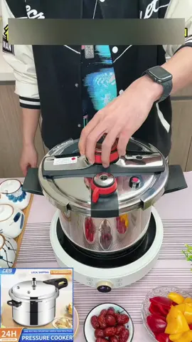 CES Pressure Cooker 3L 4L 5L 7L 9L domestic gas stainless steel pressure cooker multi functional nonstick cooker #cookware #multifuntionalcooker #nonstickpressurecooker #pressurecooker #stainlesssteelpressurecooker