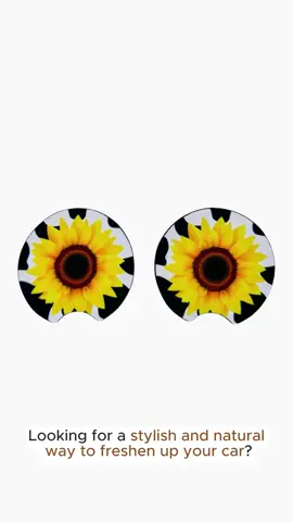 Offered in a variety of designs, these air freshners and car coasters make for the perfect car accessory! #appalachianartisans #tiktok #TikTokShop #sublimated #sublimation #epsonecotank #epsonsurecolorf170 #epsonsurecolor #htvrontautopress #caraccessories #sunflower #howdy #countrygirl #handmade #MadeWithLove 