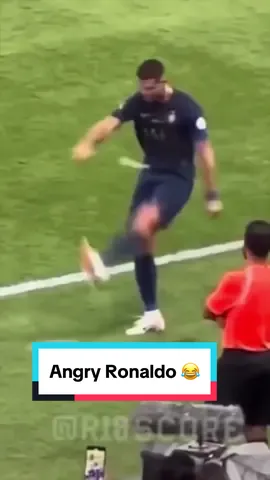 Angry Ronaldo 😂 #viralhook #funny #transition 