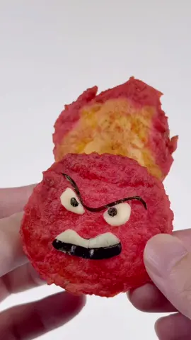 Inside Out Anger Potato Chips 🍟 #감자 #감자칩 #potato #potatochips #snacks #fyp #viral
