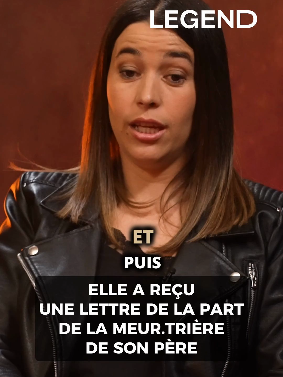 Elle a reçu une lettre de la part de la meur.trière de son père ⬆️ L'interview complète est disponible sur la chaîne YouTube de LEGEND ainsi qu'en podcast sur toutes les plateformes 🔥 #Legend #Legendmedia