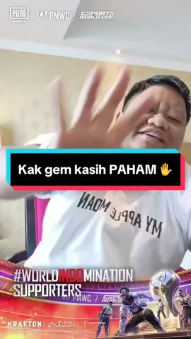 Dengerin nih biar PAHAM ✋✋✋ Main jangan loyo, bawa pialanya sebagai oleh-oleh untuk @kak gem 🥰 #PUBGMOBILEESPORTS #PUBGMOBILE #PUBGMOBILEINDONESIA #PMWC2024 #PMWCVICTORYDANCE #PMWCSTARS #PMWCBTS 