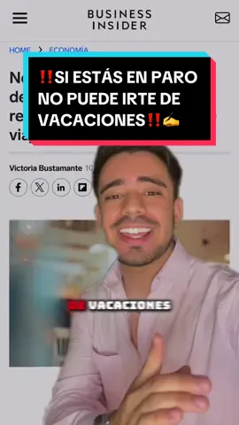 ¿Estás cobrando el paro y quieres viajar este verano? ¡Atento a esto! Con la llegada del verano, muchos se preparan para disfrutar de sus vacaciones con familia o amigos. Pero, si estás cobrando el paro, hay reglas que debes seguir. El SEPE (Servicio Público de Empleo Estatal) ha recordado que, si estás en desempleo y recibiendo la prestación, no puedes tomarte vacaciones como un trabajador en activo. ¿Por qué? Porque mientras cobras el paro, tienes obligaciones: buscar empleo activamente, participar en cursos de formación y presentarte cuando el SEPE te lo pida. ¿Y si quieres viajar al extranjero? Debes avisar al SEPE para no perder la prestación. Puedes estar fuera de España hasta 15 días al año, divididos como prefieras. ¿Quieres viajar más de 15 días? ¡También es posible! Solo necesitas pedir una autorización. Te suspenderán el pago del paro hasta que regreses, y si el viaje dura menos de 90 días, no tendrás que justificar el motivo. Recuerda, sigue estos pasos y disfruta del verano sin problemas. #SEPE #viajes #verano2024 #viajarseguro #paroeconomía #vacaciones #verano
