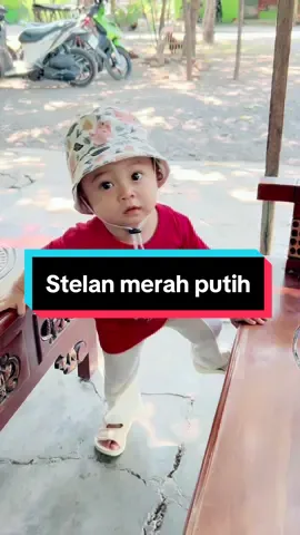 #stelananak #kaosmerahputih #17agustus 