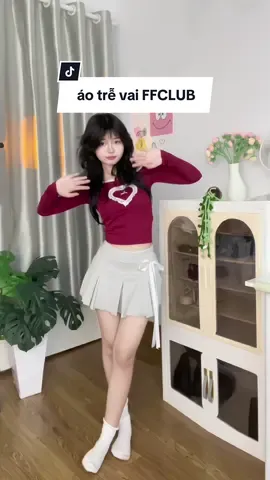 áo trễ vai thun gân #ffstore #ffclub #ffmedia #review #aotrevai #xuhuong #ViralBeauty #doxinhmoingay 