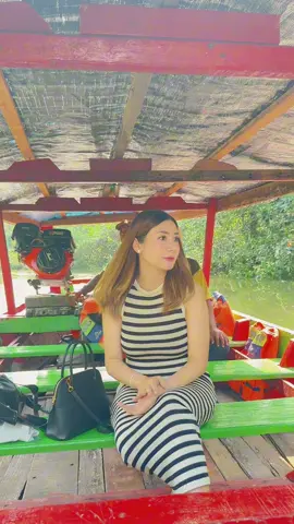 kok bisa tiba” bumil pengen ke mangrove naik perahu 🤗