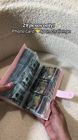 Nakahanap ako ng mas affordable na money challenge album, 29 pesos lang! #iponchallenge #moneychallengealbum #photocardchallenge #ipon #savings #fyp #foryou 