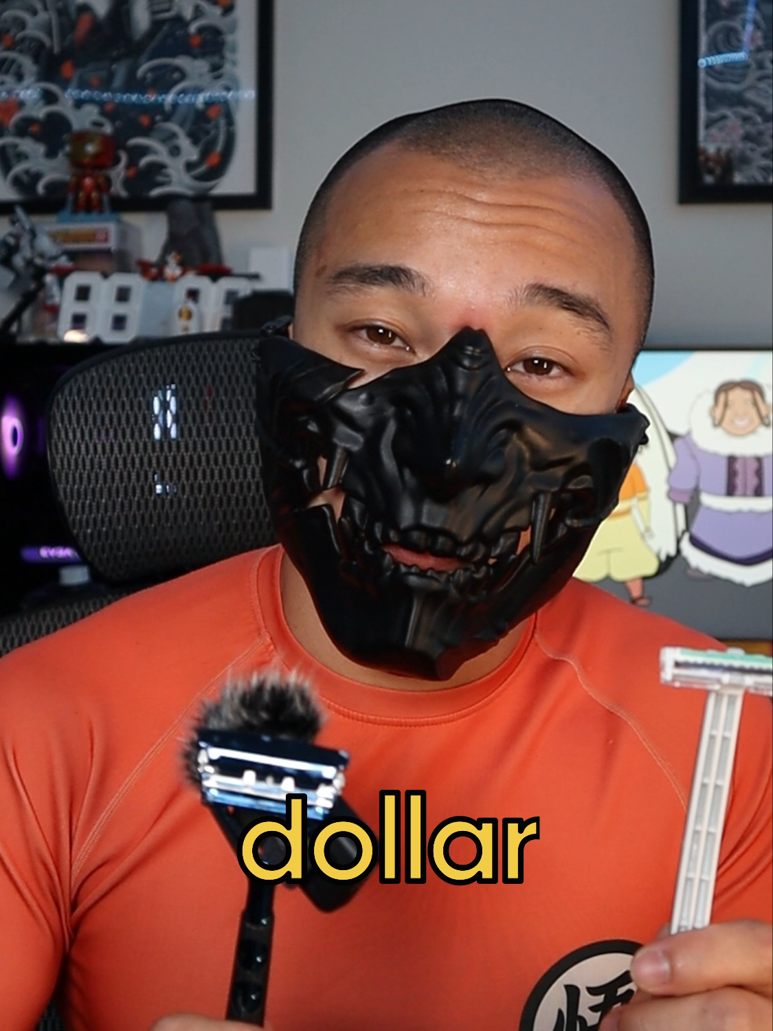 $1 VS $84 Razor @abovewongart #asmr #bald #shave #razor