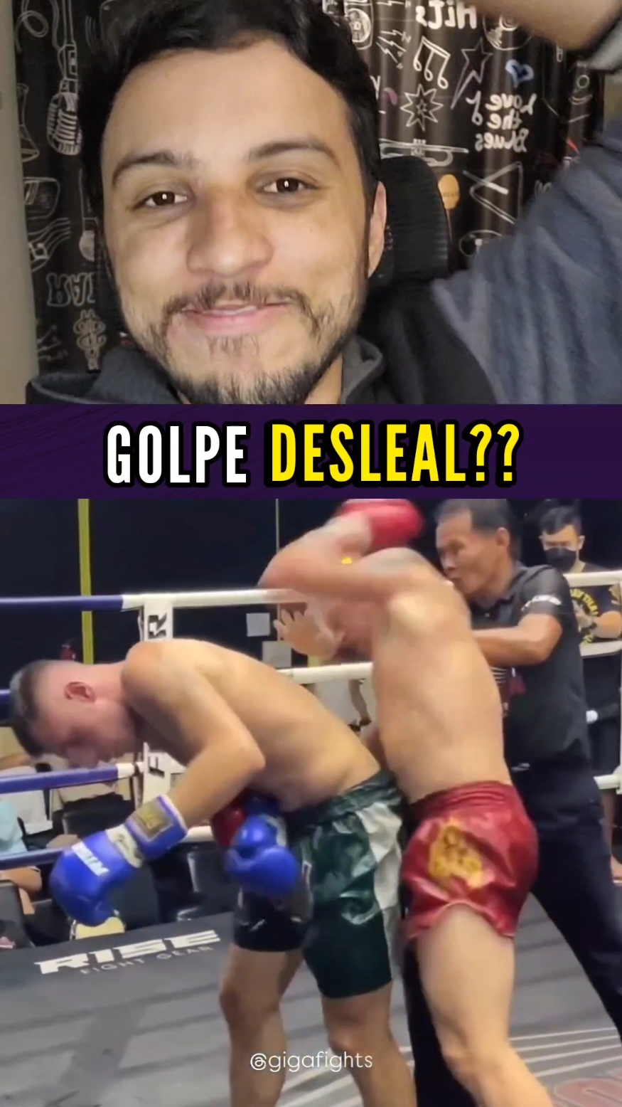 Cotovelada 12/6 nas COSTAS! #luta #mma #UFC 