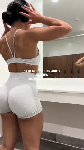 Dumbbell only glutes 🫶🏽 wearing @DFYNE code: BRIANA 🤍 #dfyne #dumbbellworkout #glutesworkout #dumbbellgluteworkout 