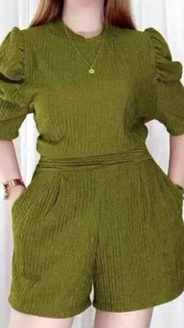 01212BDS Coords Puff Sleeve Terno shorts for women #terno #fashion #OOTD #trending #bestseller #trendingnow #fypシ゚viral🖤tiktok☆♡ 