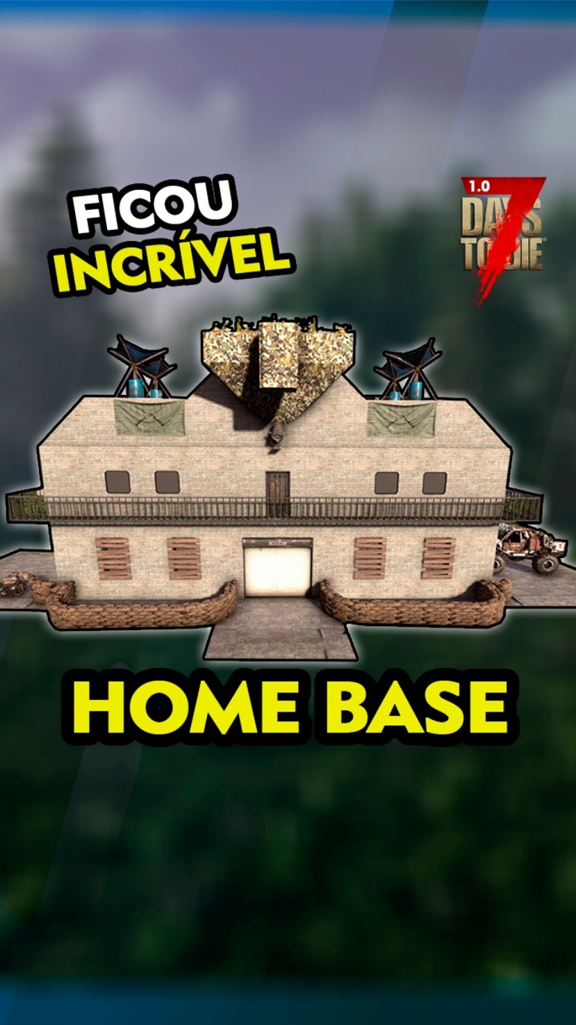 CRIEI A MELHOR BASE DO 7 Days to Die 1.0 parte 3 #jogos #7daystodie #7dtd
