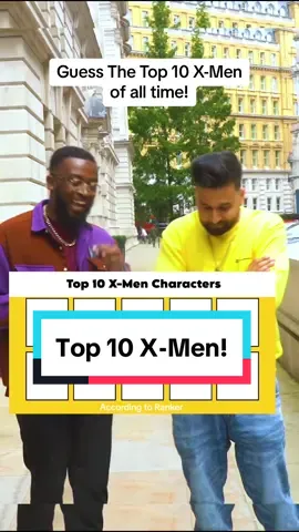 Dopinder snubbed 💔 Guessing the top 10 x-men of all time according to ranker!@Islah #DeadpoolAndWolverine #XMen #Marvel #Deadpool #MCU 