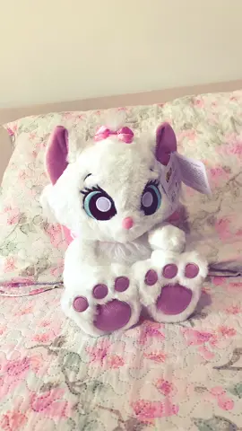 da vontade de chorar de tão fofa 🎀💗. #fyp #gatinha #pelucia #marie #disney #coquette 