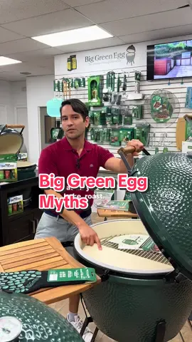 Debunking Big Green Egg Myths🔥 Myth #1: “Hard to use” While it may seem intimidating at first, the big green egg is user-friendly once you understand the basics. It uses lump charcoal, which lights easily and maintains a consistent temperature.  The adjustable airflow system helps control the cooking temperature with precision. Myth #2 “Just a Grill”  The big green egg is not just a grill. It’s a versatile outdoor cooking system. It can grill, smoke, bake, roast and even function as a pizza oven. Myth #3 “Requires a lot of maintenance” The big green egg requires minimal maintenance. The ceramic construction resists rust and weathering. A clean burn is all it takes to bring your grill back to tip top shape.  Now what do you think about the Egg? 🔥 #biggreenegg #bge #biggreennation #grills #grilling 