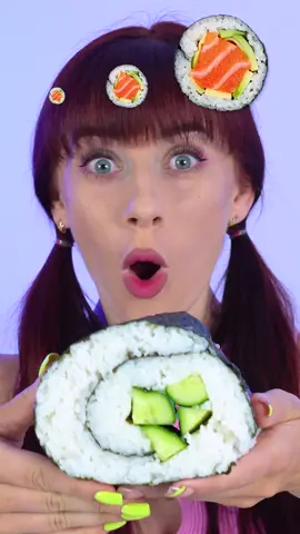 Big, Medium, Small Sushi Eating ASMR #asmr