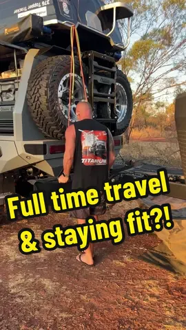 We left Darwin early this morning which meant no workout for me! I prefer a good morning sesh - Chris prefers to train in the arvo. Today we didn’t arrive at our first camp on the Roper Highway until late arvo which gave us just enough time to train before the sun went down. Not training is NOT an option! I’ve worked in the fitness industry since I was 16 and training is part of who I am. If I miss a day, I get a bit cranky! I don’t train hard every day - I like to mix it up with cardio, strength, weight, bodyweight, band work, Pilates, remedial, stretching, yoga, dance, HiiT and whatever else I feel like doing. Chris much prefers to hit the trails on his MTB and train heavy at the gym. It’s a compromise when you’re a full time traveler! You’ve gotta use what you’ve got. Another thing that keeps me motivated is my online platform Patreon where I share all the workouts that I film as we travel. A new sesh every week! I actually filmed a beginner upper body workout this arvo 😁💪🏼 You can click the link in our bio if you’d like to join me or look me up - MIMFIT on Patreon. It’s just $12.50 a month and has over 300 classes ready and waiting for you plus a new one every week. What are your thoughts on fitness and travel? Do you like to curl iron with your biceps or beer? 🍻 😆  #aussiedestinationsunknown #adunt #Fitness #fulltimetraveler #exercise #fyp #foryou #foryoupage #onlinetrainer #chevy #caravanningaustralia #vanlife #fitnessonthego 