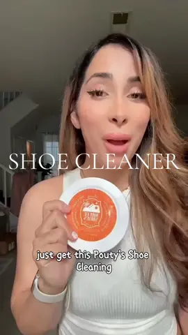 It was about time i tried something  that works! ✨ #bestshoecleaner #shoecleaner #tiktokshopfinds #backtoschool #summersale #tiktokshopdeals #whiteshoes #cleanshoes #fyppp #foryou #tiktokviralproducts #tiktokshopmusthave #quickandeasyshoecleaner #pouty #leathercleaner #makeothappen 