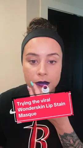 Trying the viral Wonderskin Lip Stain Masque 💋💄 It looks AMAZING!! #wonderskin #lipstain #wonderblading #lipcolor #lipstick #viral #grwm 