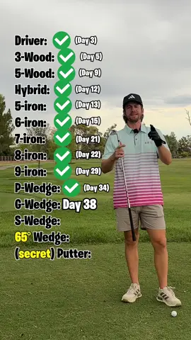 Day 38 of making a par with every golf club! #golf 