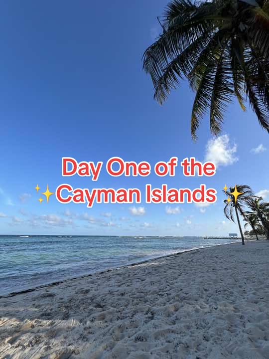 Day One of the Cayman Islands before Mei Mei lands for her bachelorette 🥹🦋🤍 #caymanislands #travel 