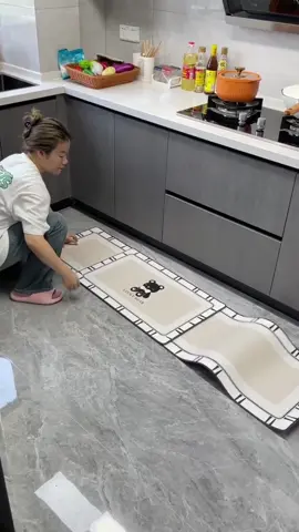 COMBO 2thảm chống trượt chống thấm bẩn nhà bếp 🌿#decor #foryou #xuhuong #fyp 