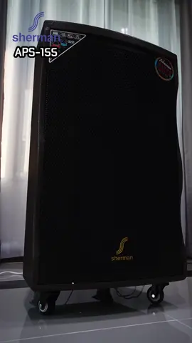 ที่สุดของพลังเสียงแบบไร้ข้อจำกัด!! 🔈 SHERMAN ลำโพงอเนกประสงค์ ขนาด 15 นิ้ว รุ่น APS-155 #SHERMAN #SHERMANAUDIO #SHERMANSPEAKER #SHERMANMICROPHONE #ShermanThailand #ลำโพงบลูทูธ #ลําโพงพร้อมไมค์ #ซื้อของแท้ต้องมีโลโก้เชอร์แมน