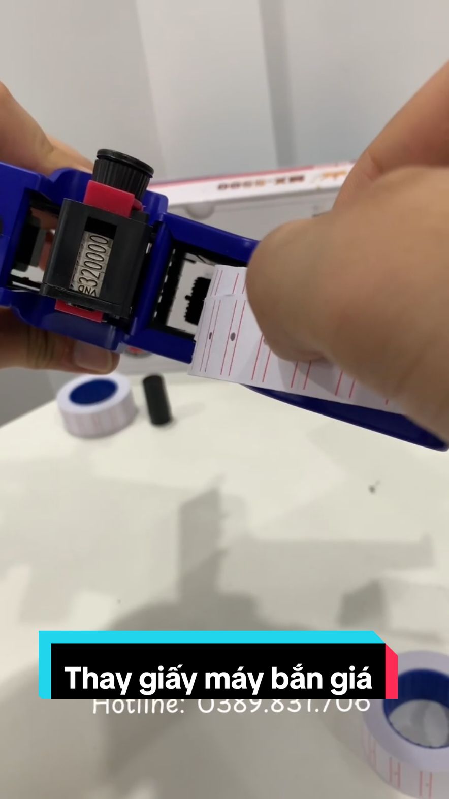 Thấy Giấy máy bắn giá tiền sản phẩm trong siêu thị, cửa hàng #maybangiasanpham #maybamgia #giaydangiatien 