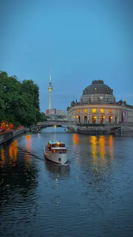 On an Island #river #berlin #tourism #museuminsel #sunset #travel #old #new #History #boat #Summer #germany 