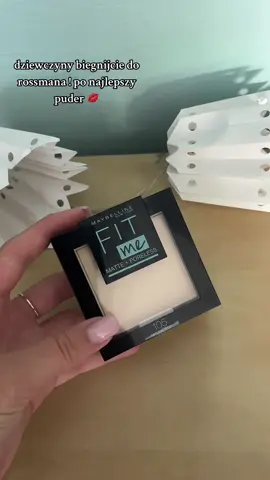 teraz jest na promocji ! 💋🫶🏻🤍 macie go ? lubicie ?  ja bardzo polecam 💋 #maybeline #puder #fitme #fitmemaybelline #gir #makeup #cosmetic #viral #najlepszy #best #top 