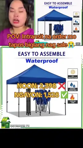 3x3 Tent Waterproof Retractable Tent Complete Set Black Post #tent #waterproof #retravtabletent #tiktoktrending #tiktokbudol #fypage #fypシ゚viral 