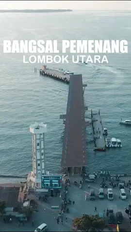 Pelabuhan bangsal pemenang Lombok Utara  #view #bangsal #pemenang #lombokutara 