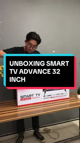 UNBOXING SMART TV ADVANCE #ledtv #fyp #wajibnonton #32inch #unboxing #advance 