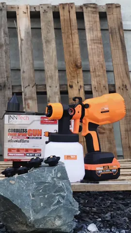 InnTech เครื่องพ่นสีไร้สาย 900 วัตต์ 1200CC 🔫🎨🔥‼️ มีปุ่มหมุนปรับองศาการกระจายสี ช่วยควบคุมมุมพ่นสีแนวกว้างและแนวแคบ💪🏻 ตัวเครื่องไร้สาย มาพร้อมตะขอเกี่ยวในตัวช่วยให้ทำงานได้อย่างคล่องตัวและอิสระไม่มีสายไฟเกะกะให้กวนใจ😎👍🏻✨ #เครื่องพ่นสี #กาพ่นสี #เครื่องพ่นสีไร้สาย #กาพ่นสีไฟฟ้า #กาพ่นสีไฟฟ้าแบบพกพา #พ่นสี #เครื่องพ่นสีไฟฟ้า #inntechpowertools #65smarttools #ของดีบอกต่อ #เครื่องเจียร #ช่างทาสีบ้าน 