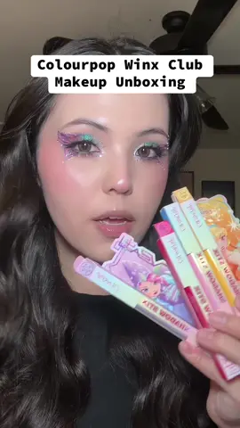 which winx club gal is your fav? Thank you @ColourPop Cosmetics for sending over these new makeup products! #colourpop #winxclubmakeup #winxclubmusa #colourpopcosmetics #makeupreview #fairymakeup 