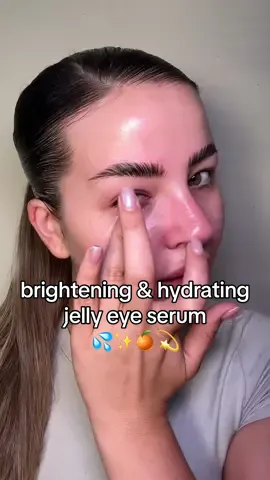 Get you a eye serum that can do both💅🏼✨💦 I am loving the @Glow Hub Jelly Eye Serum right now!😍🍊 she brightens AND she hydrates🧡 #eyeserumviral #eyeserum #glowhub #eyecream #skincaretiktok #skincare #affordableskincare 