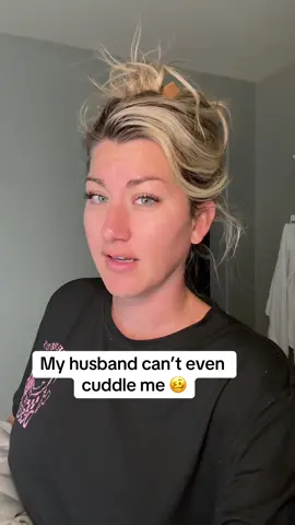 Maybe he will cuddle now 😂 I have always ran soooooo dang hot when I sleep! I have been using it a week now and I nevet have to strip this blanket off, even being on my period it kept me cool!!! #viralcoolingblanket #coolingblanket #sleep #sleepy #relax #whathappened #marriedlife #marriagehumor #tiktokshop 