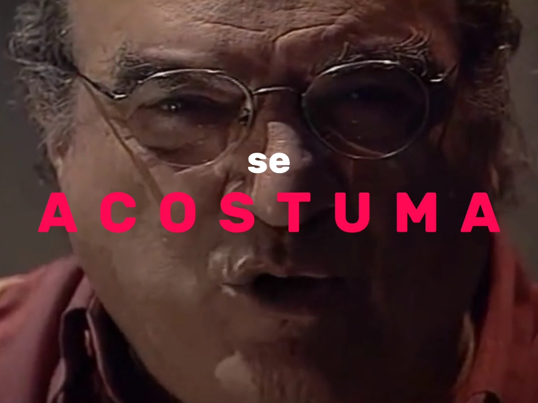 sei que a gente se acostuma, mas não devia. #abujamra #reflexao #pensamentos 