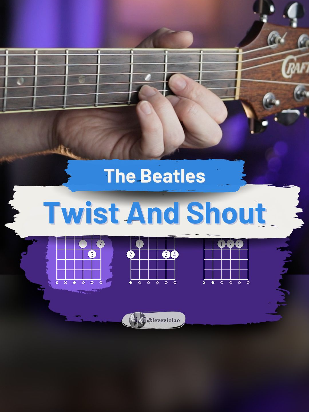 Twist And Shout - The Beatles | Chords #guitar #guitarra #violao