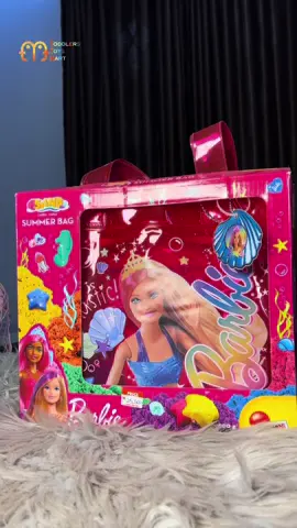 Summer fun starts here!  Our adorable Barbie sand summer bag is perfect for your little adventurer to create beautiful shapes and spark their creativity!  #barbie #summervibes #kidsstyle #toddlerstoymart #toddlerstoymart #kidsstoreibadan #ibadankidsstore #ibadankiddiesstore #barbieibadan #barbietoysibadan 
