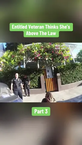 Part 3 | Entitled Veteran Thinks She's Above The Law#cops #copsoftiktok #copsontiktok #copstiktok #copstiktok #police #policeofficer #policeoftiktok #policeman #policechase #bodycam 