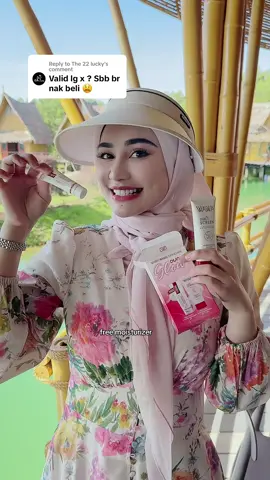 Replying to @The 22 lucky masih ada lagi setakat hari ni, tapi tak banyak dah tau syg.. #wawasunscreen #wawazainal 