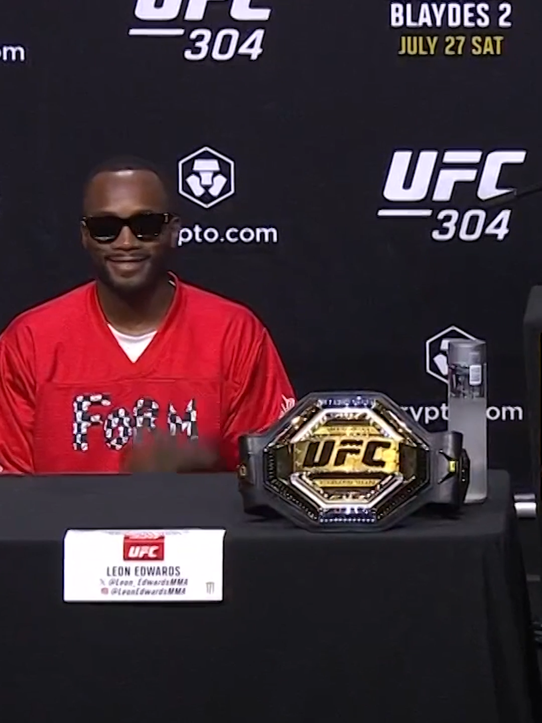 Confirmed: Leon was not scared in the elevator 🙅‍♂️😂 #leonedwards #UFC #mma #belalmuhammad