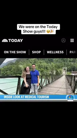 We were featured on the @TODAY Show guys!! So exciting to be able to continue to share about our fertility challenges and decision to do IVF in Italy.