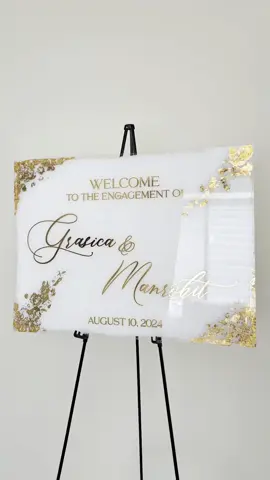 BTS of this elegant design✨ #acrylicsign #acrylicsignage #weddingsignage #customweddingsigns #weddingdecor #weddinginspo #behindthescenes 