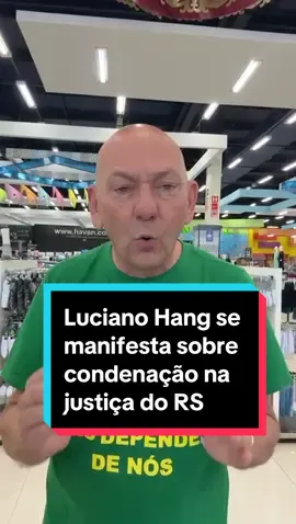 O empresário Brusquense Luciano Hang se manifestou em vídeo na tarde desta quinta-feira (25) sobre condenação do TJRS por injúria e difamação contra arquiteto.  Confira o vídeo completo e leia a matéria no portal olhardovale.com.br  #lucianohang #noticia #jornalismo #santacatarina #noticias #sc #veiodahavan 