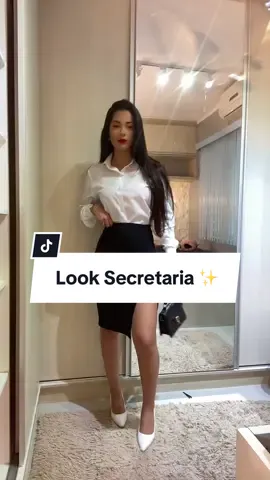 Esse vídeo é apenas uma inspiração, ambiente de trabalho exige uma vestimenta mais formal, não levem tão a serio 💋✨#custumização #dicas #secretaria #look #foryoupage #foryou #viral  @Ariel 🧜🏽‍♀️ 
