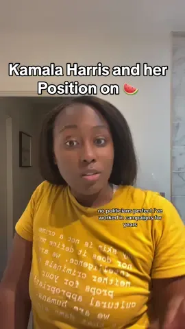 Progress is progress. I am taking little changes where I can, and I hope you will too. Kamala Harris isn’t perfect nor is her position on G. But this speech after her meeting is an indication of change and that she hears us, so I will continue speaking up about it ❤️ #kamalaharris #uselection #harris2024 #uselections #harris2024 #harrisforpresident 