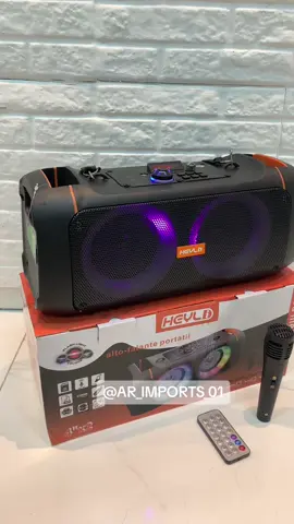 Caixa de som bluetooth completa  Acompanha microfone controle e alça  Apenas R$ 399,99  💵 #caixadesom #paredaodesom #som #musica 