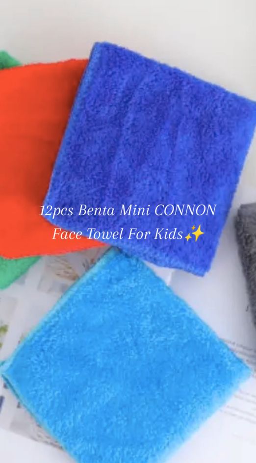 PH 12pcs One Dozen Benta Mini CONNON Face Towel For Kids 30x30cm Size Cotton Towel  #towelforkids #cottontowel #facetowel #trending #fyp #viralvideo #f #fyppppppppppppppppppppppp 